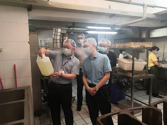 陳懷乾督查兩會(huì)期間餐飲服務(wù)食品安全保障工作